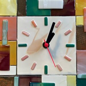MDINA Colorful Mosaic Wall Clock